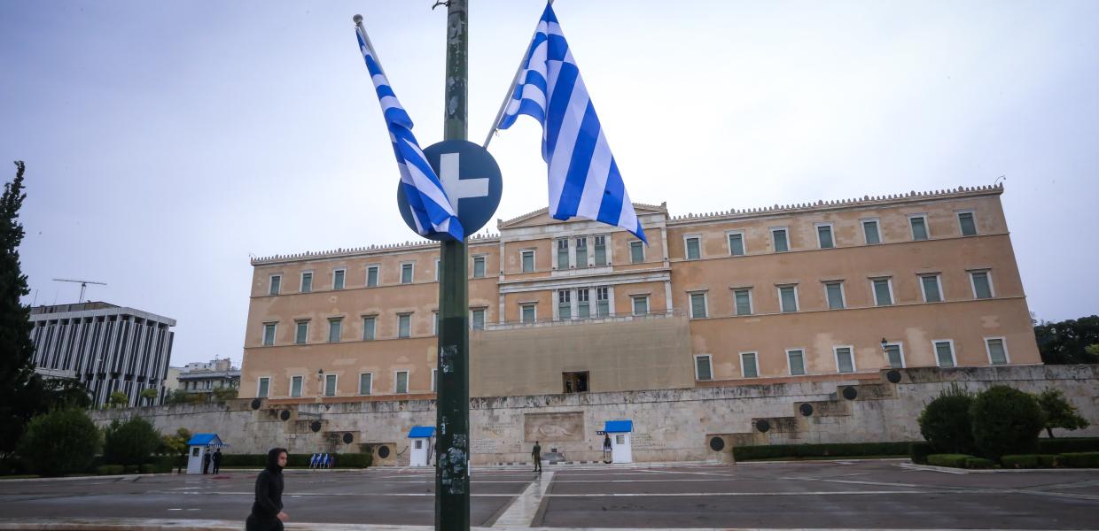 Το κτίριο της Βουλής στο Σύνταγμα