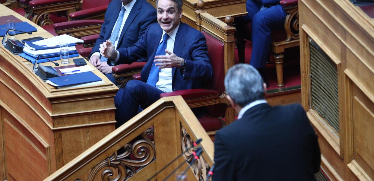 Ο Σωκράτης Φάμελλος και ο Κυριάκος Μητσοτάκης