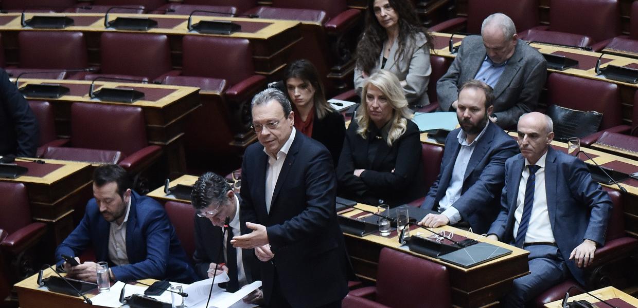 Ο Σωκράτης Φάμελλος στη Βουλή