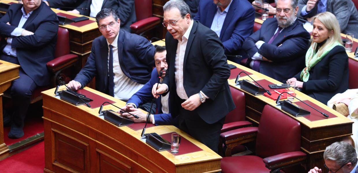 Ο Σωκράτης Φάμελλος στη Βουλή