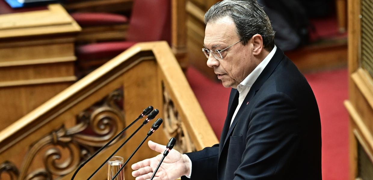 Ο Σωκράτης Φάμελλος στη Βουλή