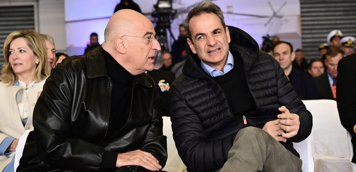Κυριάκος Μητσοτάκης και Νίκος Δένδιας