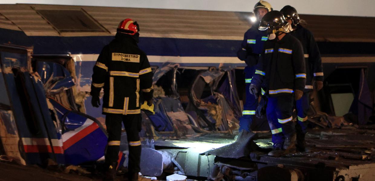 Σύγκρουση τρένων στα Τέμπη