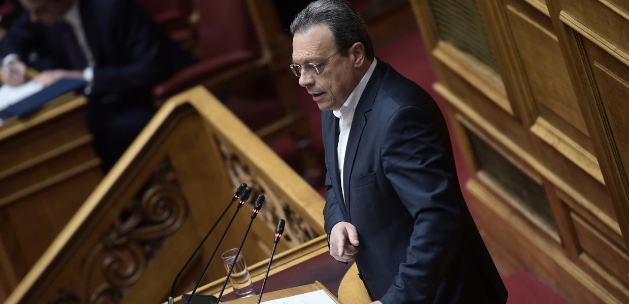 Ο Σωκράτης Φάμελλος στη Βουλή