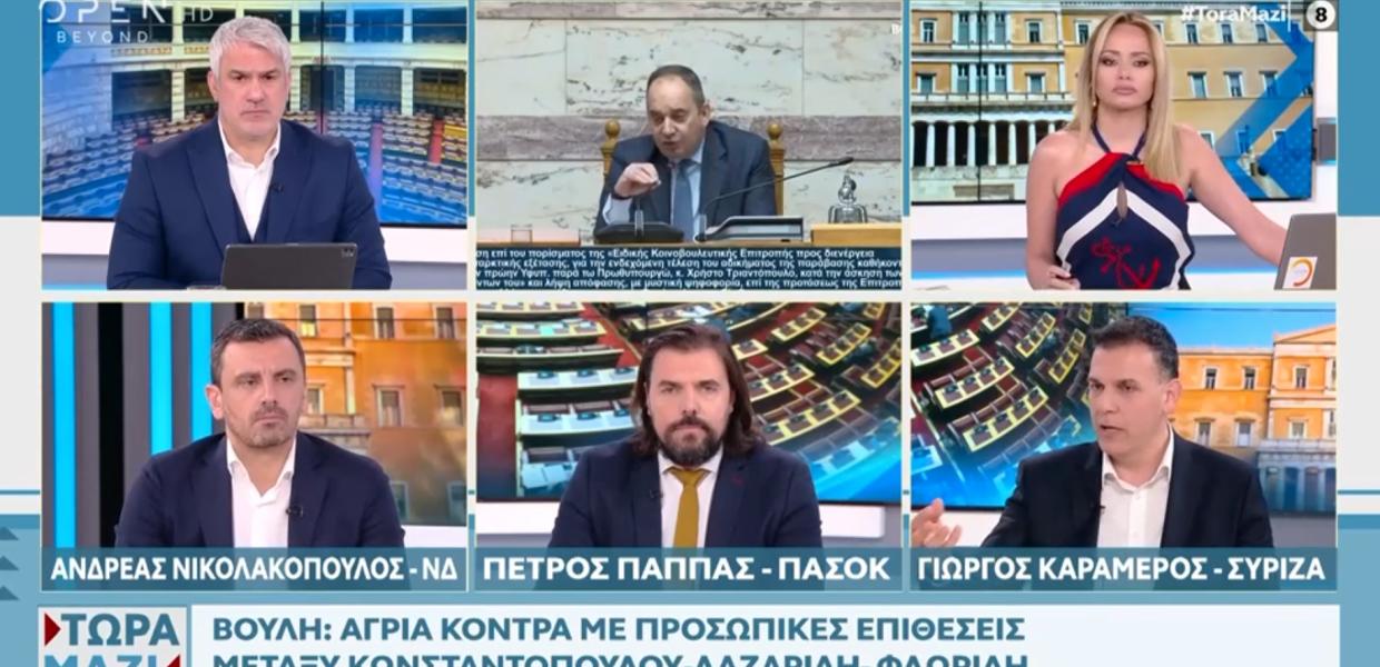 Ο Γιώργος Καραμέρος στο OPEN