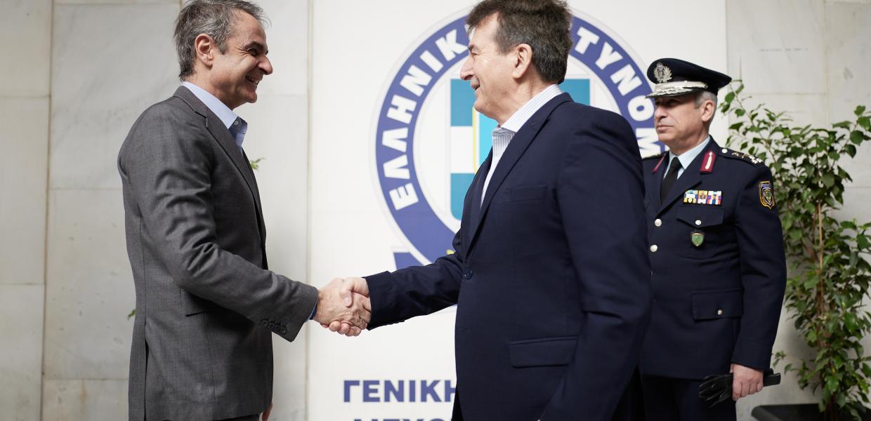 Κυριάκος Μητσοτάκης και Μιχάλης Χρυσοχοΐδης