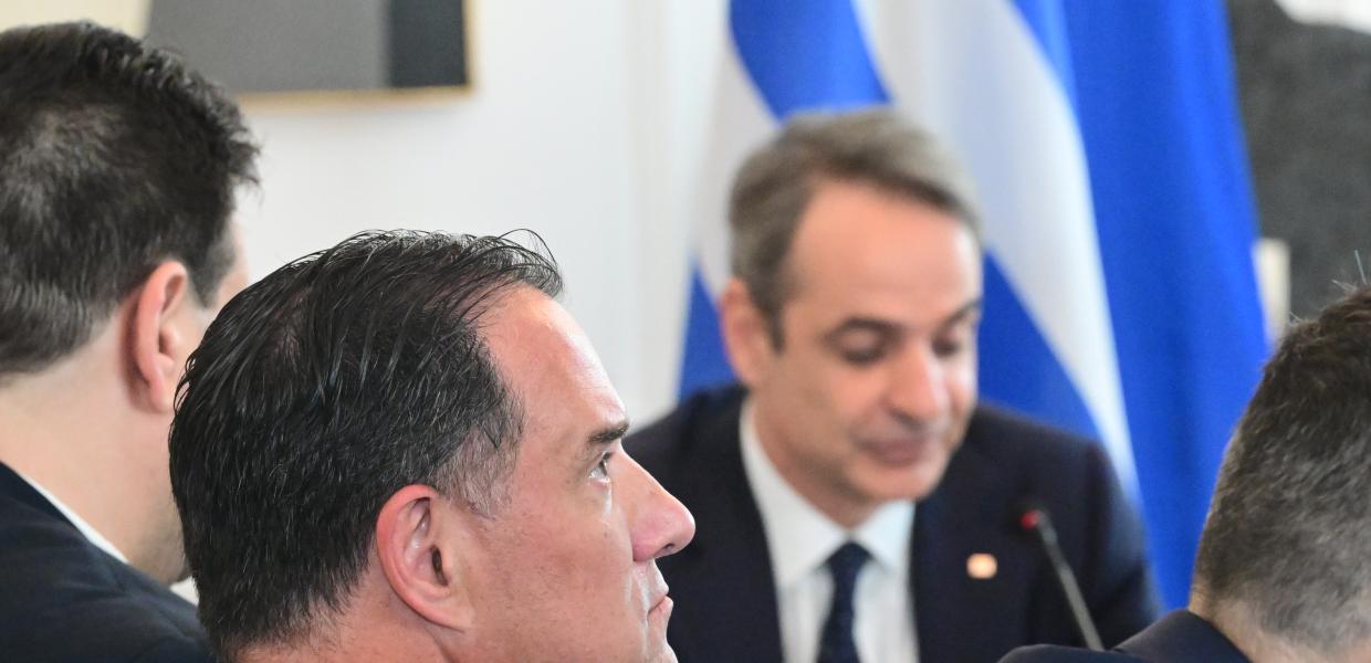 Άδωνις Γεωργιάδης και Κυριάκος Μητσοτάκης
