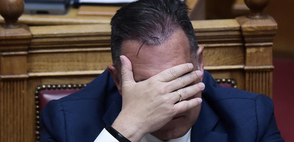 Ο Άδωνις Γεωργιάδης στη Βουλή
