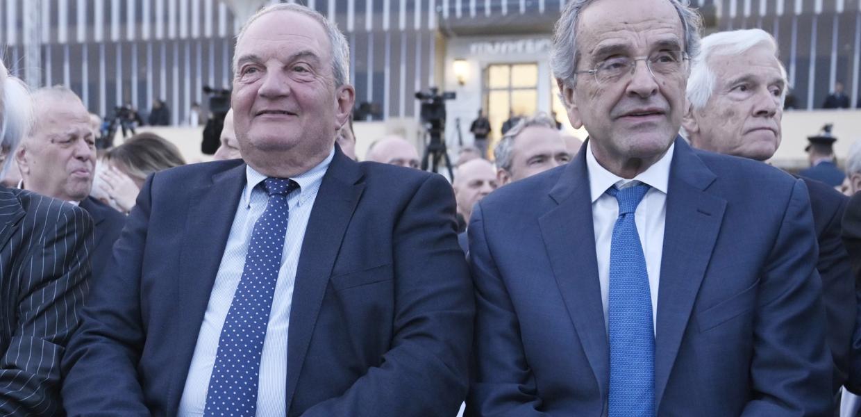 Ο Κώστας Καραμανλής και ο Αντώνης Σαμαράς