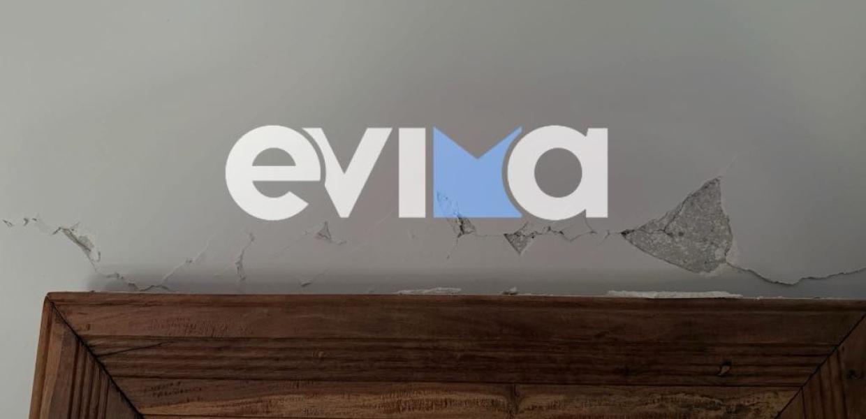 Ρωγμές σε σπίτια από τον σεισμό στο Προκόπι της Εύβοιας