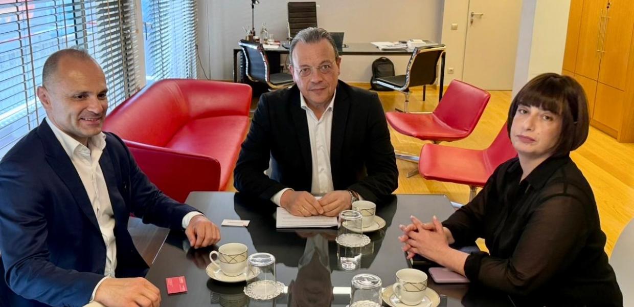 Σωκράτης Φάμελλος, Venko Filipče και Ράνια Σβίγκου