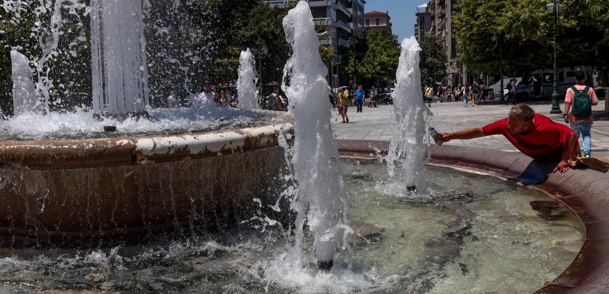 καιρός καλοκαιρί καύσωνας Αθήνα