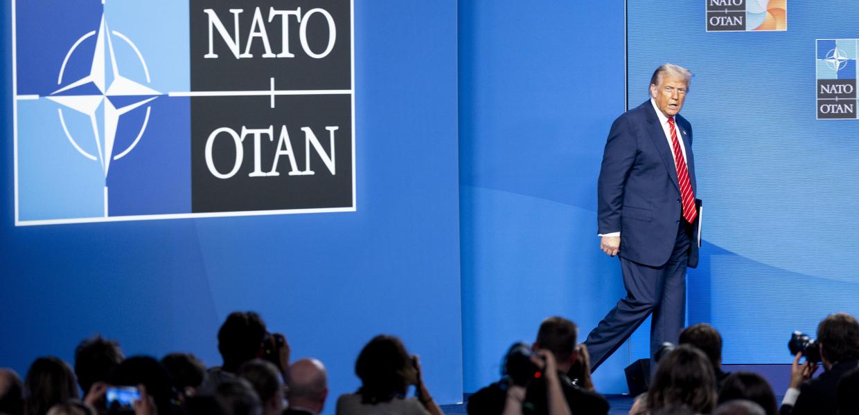 Ο Ντόναλντ Τραμπ στη σύνοδο του ΝΑΤΟ