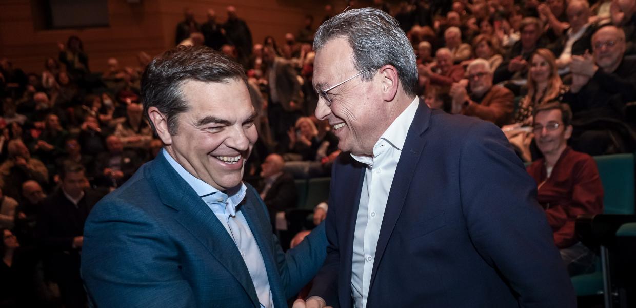 Αλέξης Τσίπρας και Σωκράτης Φάμελλος
