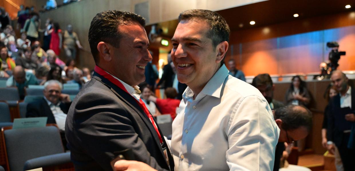 Αλέξης Τσίπρας και Ζόραν Ζάεφ