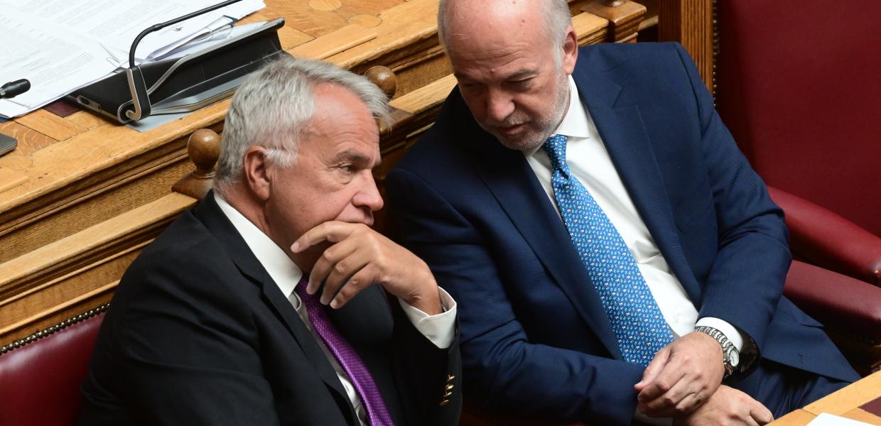 Ο Μάκης Βορίδης και ο Γιώργος Φλωρίδης