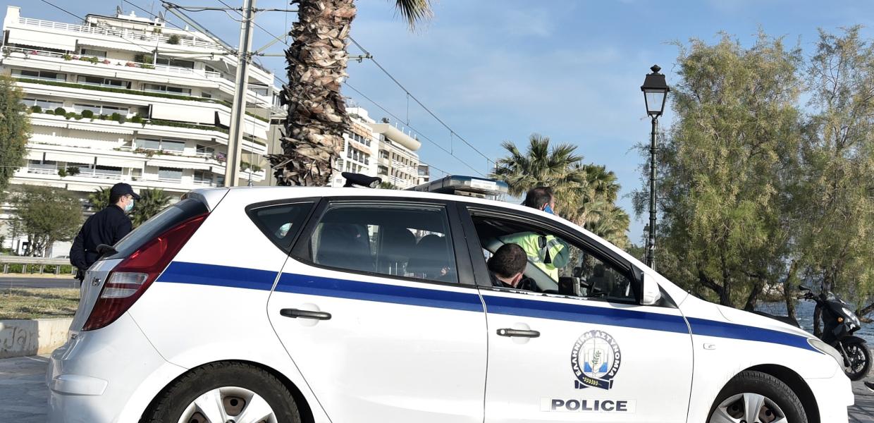 Περιπολικό στο Παλαιό Φάληρο