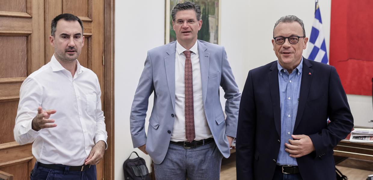 Σωκράτης Φάμελλος, Αλέξης Χαρίτσης και Διονύσης Καλαματιανός