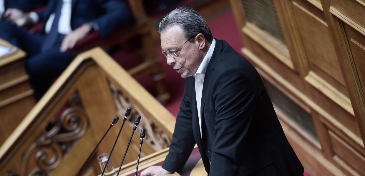 Ο Σωκράτης Φάμελλος στη Βουλή