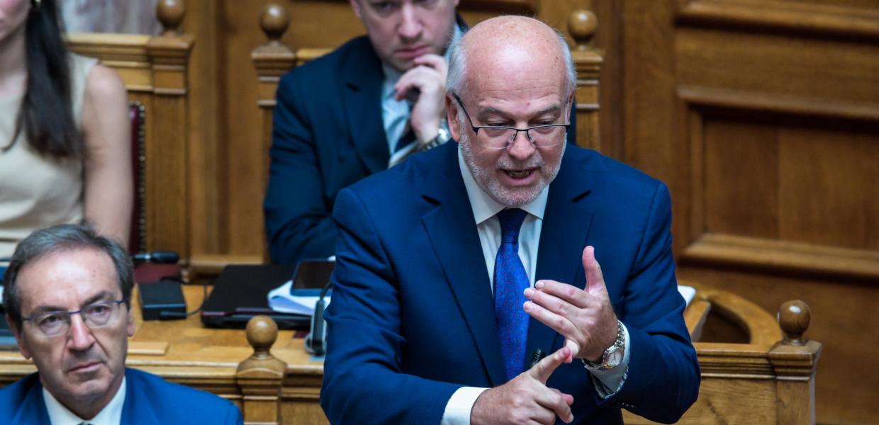 Ο Γιώργος Φλωρίδης στη Βουλή