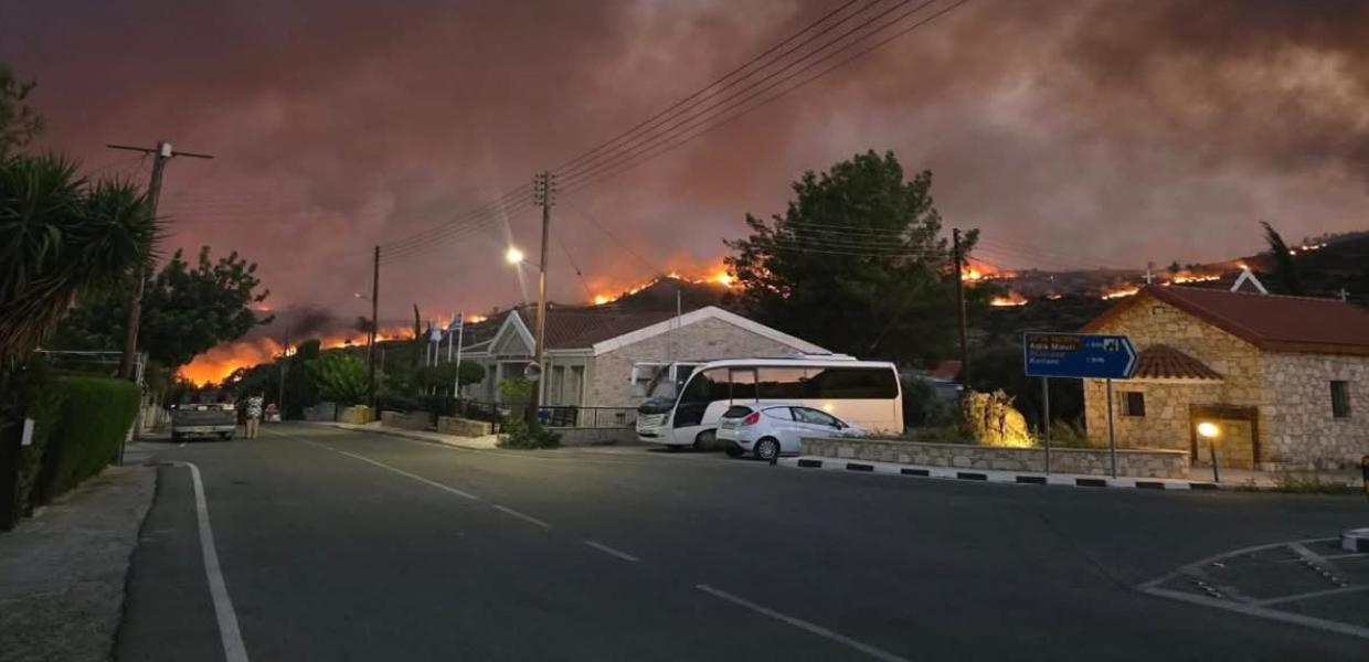 Κύπρος φωτιά