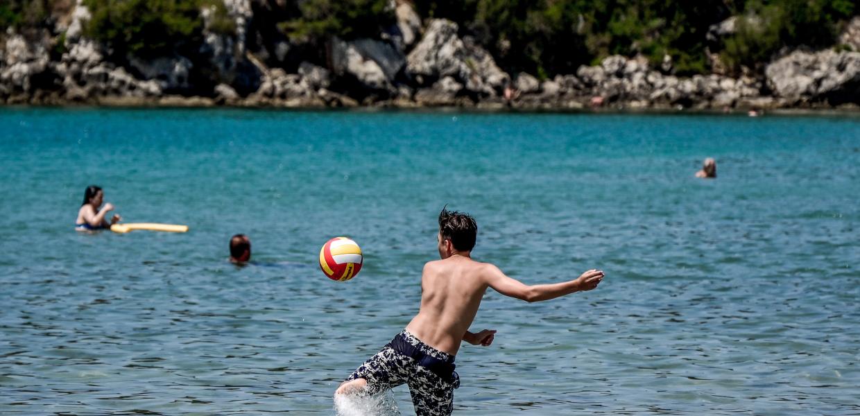 καιρός καλοκαίρι παραλία θάλασσα