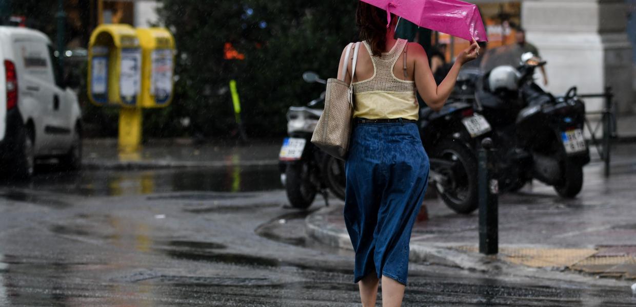 καιρός καλοκαίρι βροχή