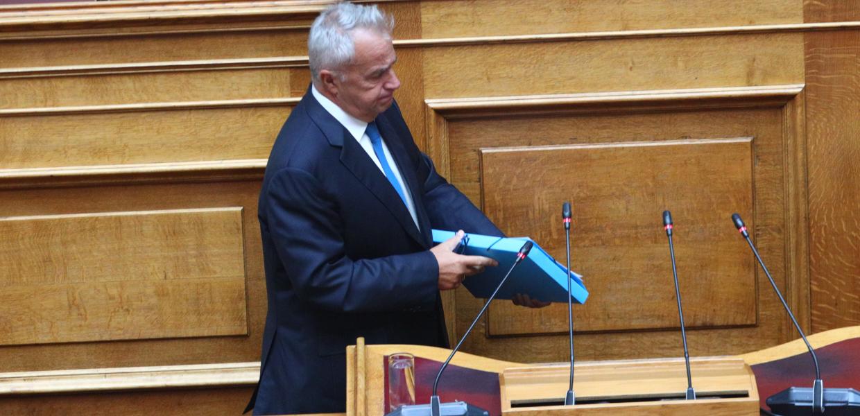 Ο Μάκης Βορίδης στη Βουλή