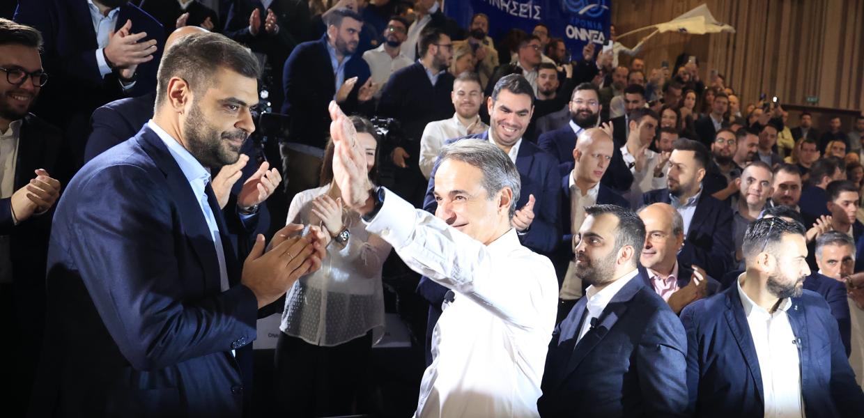 Παύλος Μαρινάκης και Κυριάκος Μητσοτάκης