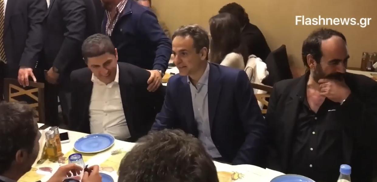 Κυριάκος Μητσοτάκης, Λευτέρης Αυγενάκης και Γιώργος Ξυλούρης