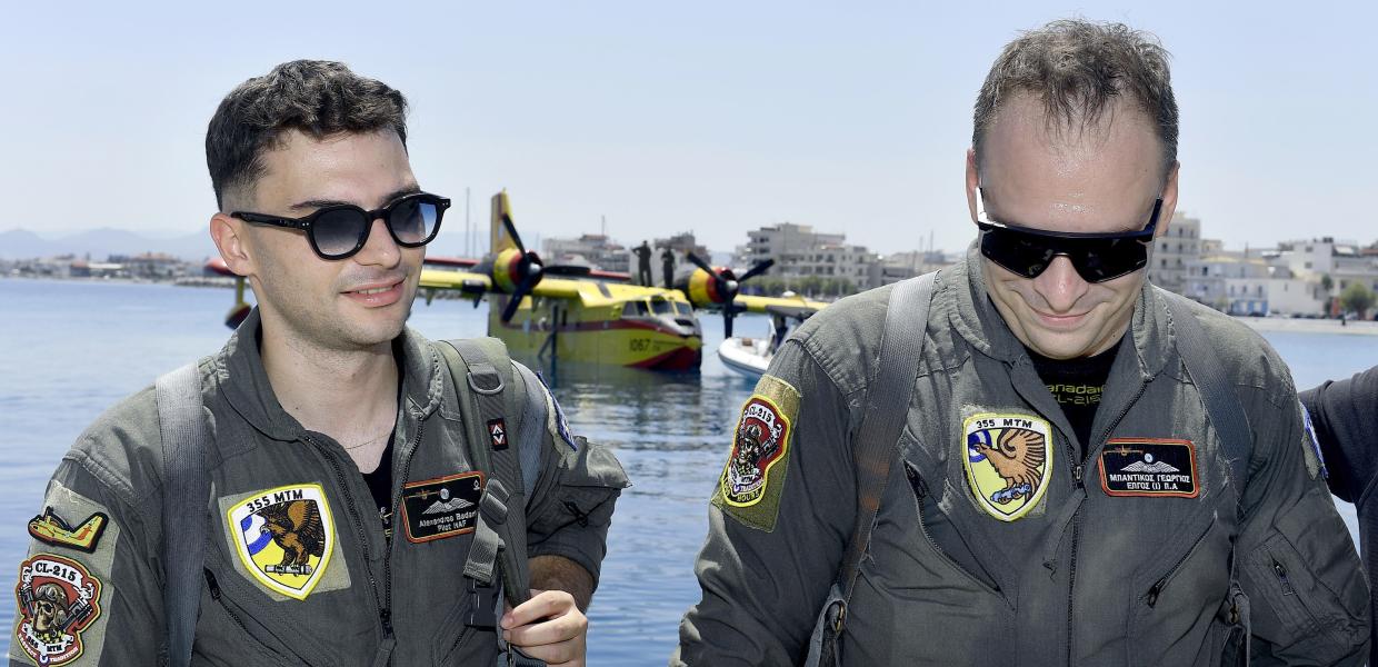 Οι πιλότοι του Canadair