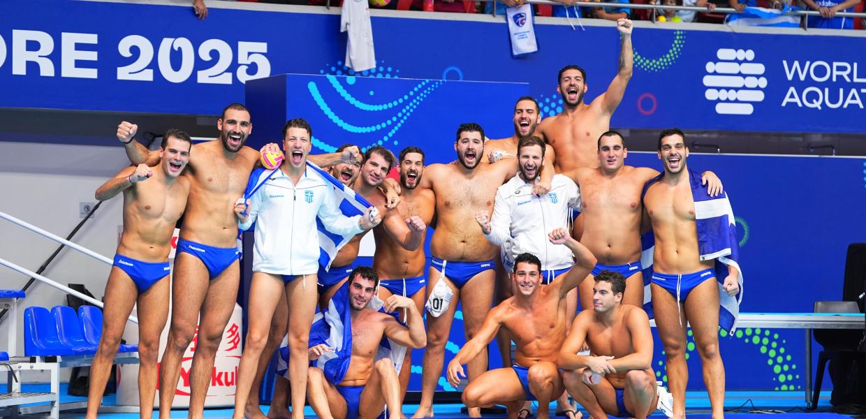 Η εθνική πόλο ανδρών
