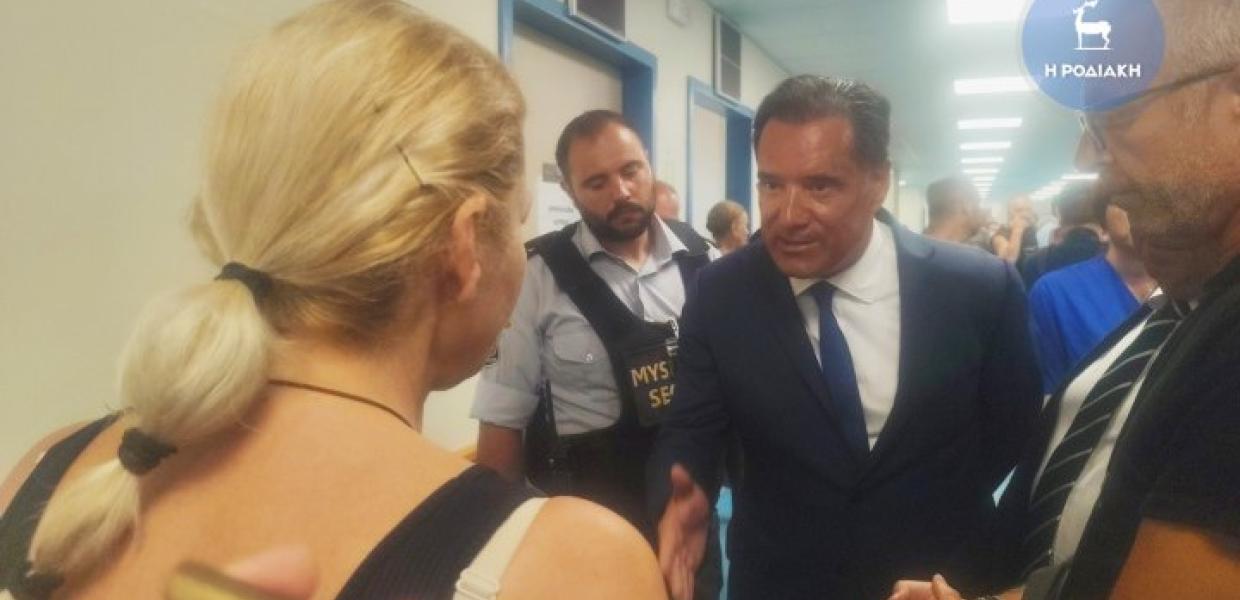 Ο Άδωνις Γεωργιάδης στη Ρόδο