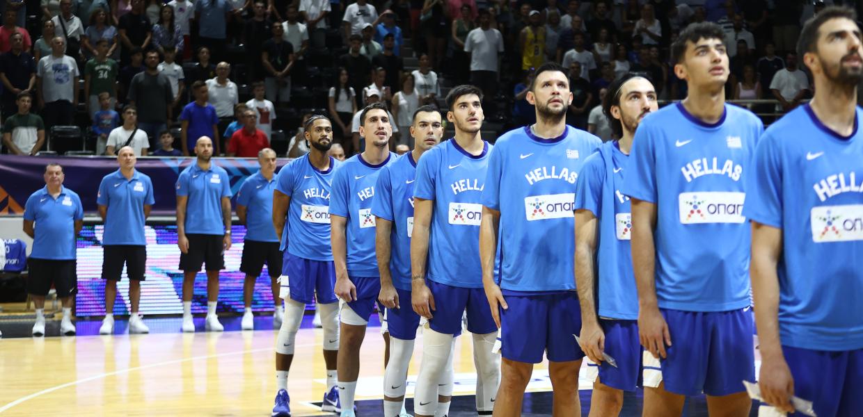 Η Εθνική ομάδα σε φιλικό αγώνα