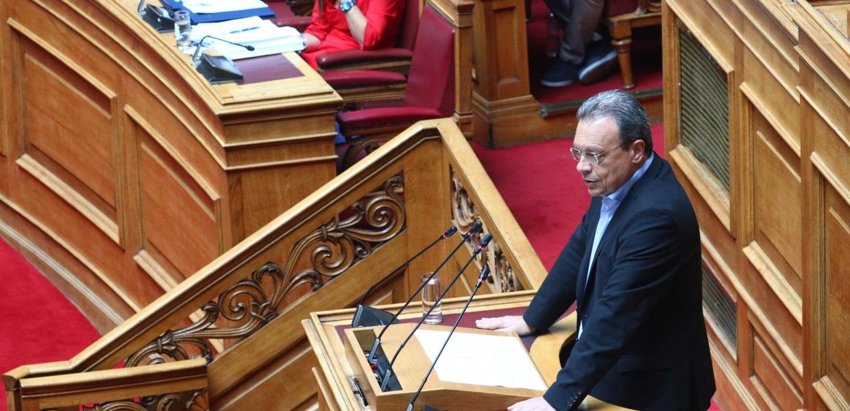 ο πρόεδρος του ΣΥΡΙΖΑ-ΠΣ, Σωκράτης Φάμελλος στη Βουλή