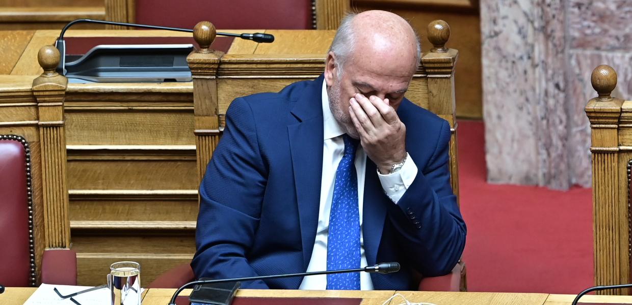  Ο Γιώργος Φλωρίδης, υπουργός Δικαιοσύνης στην κυβέρνηση του Κυριάκου Μητσοτάκη στη συζήτηση για σύσταση προανακριτικής για τον Ο.Π.Ε.Κ.Ε.Π.Ε.