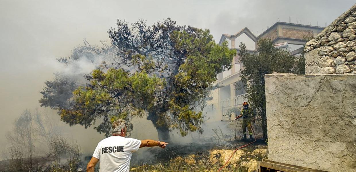 Φωτιά στη Ζάκυνθο