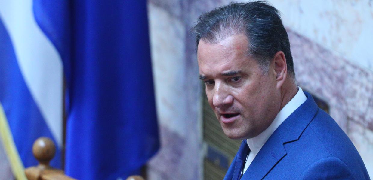 Ο Άδωνις Γεωργιάδης στη Βουλή