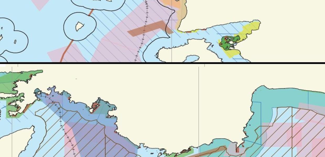 Ο χάρτης που δόθηκε στη δημοσιότητα από την Άγκυρα