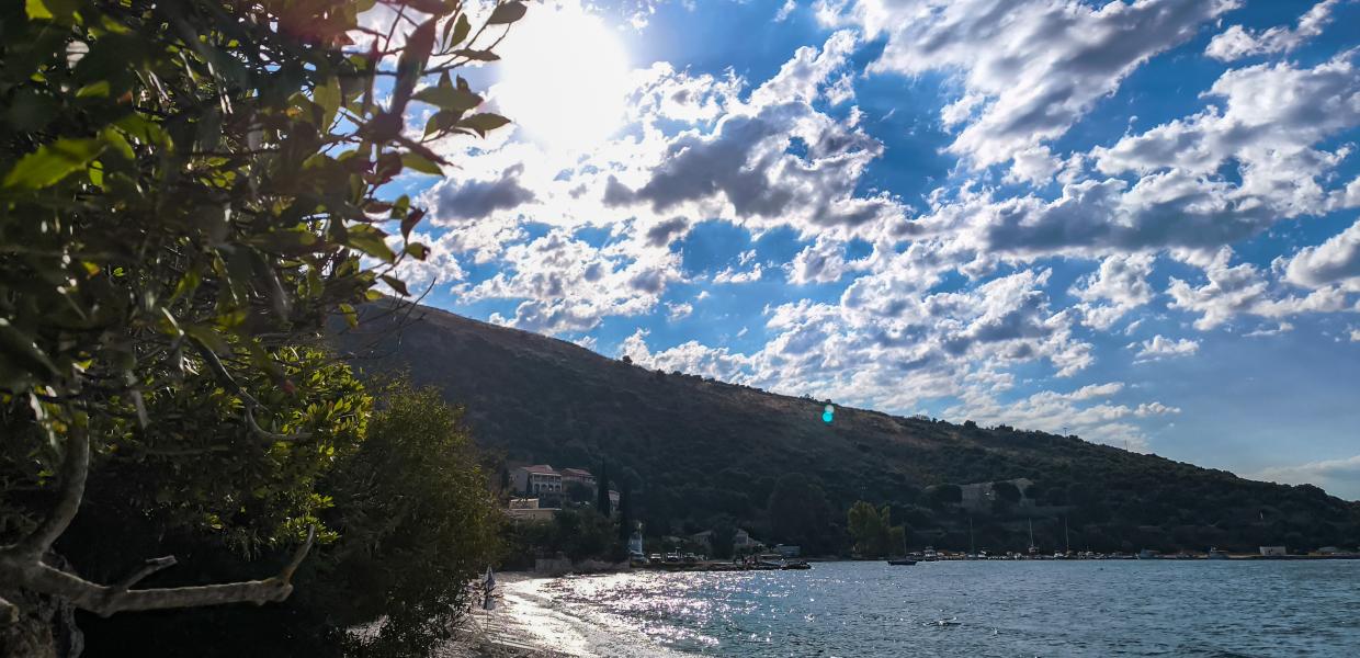 Στιγμιότυπο από παραλία της Κέρκυρας