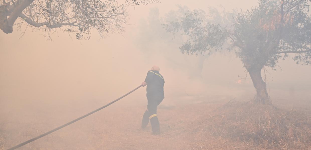 Πυρκαγιά στην Κερατέα