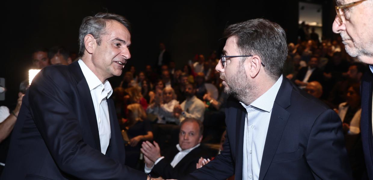 Νίκος Ανδρουλάκης και Κυριάκος Μητσοτάκης