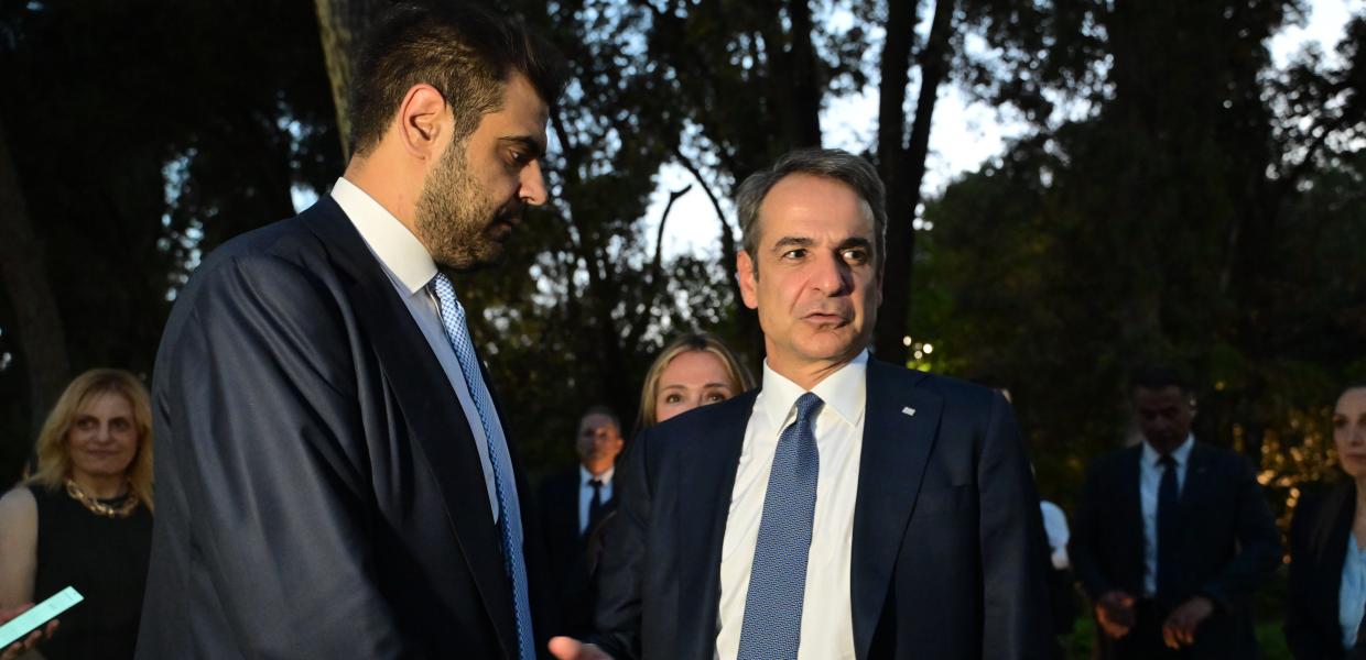 Παύλος Μαρινάκης και Κυριάκος Μητσοτάκης