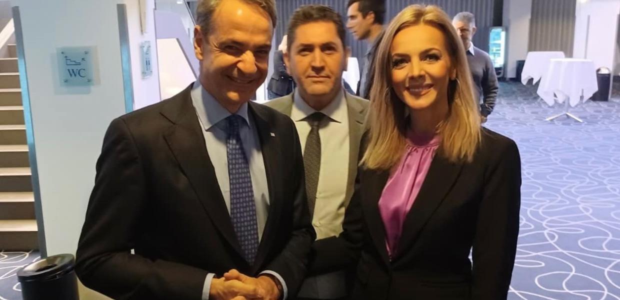 Κυριάκος Μητσοτάκης και Καλλιόπη Σεμερτζίδου