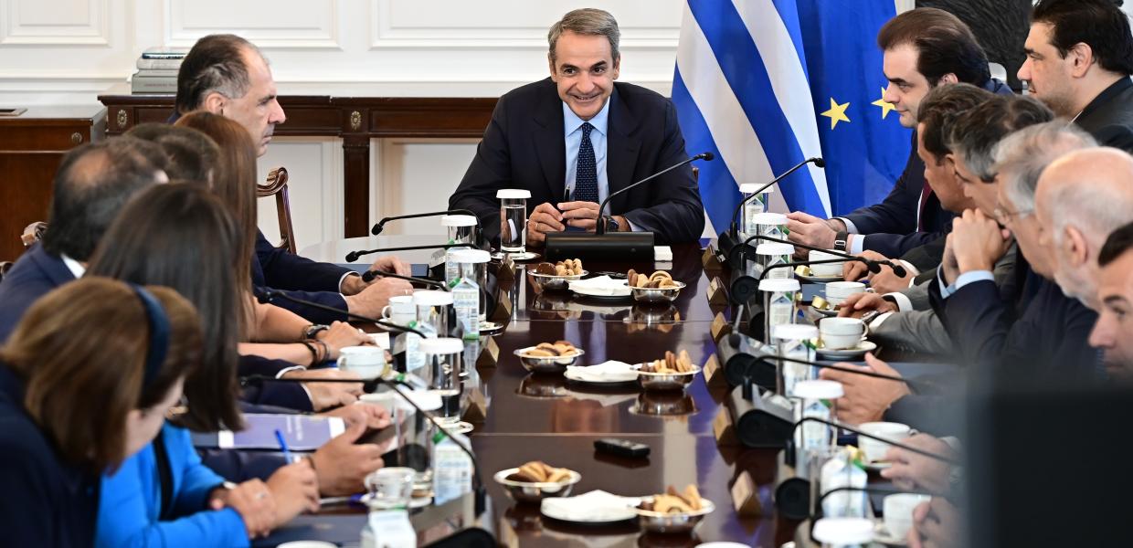 Συνεδρίαση του υπουργικού συμβουλίου υπό τον πρωθυπουργό 