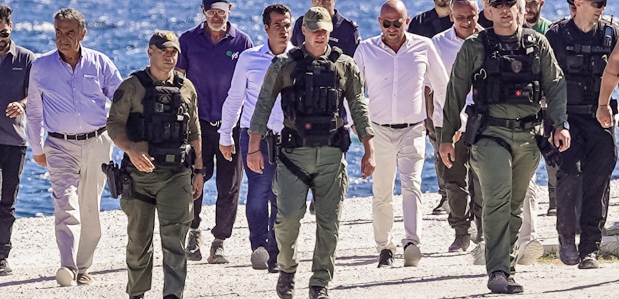 Επίσκεψη στην Κλειστή Ελεγχόμενη Δομή (Κ.Ε.Δ.) στη Λέσβο