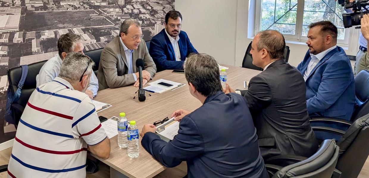 Συνάντηση του προέδρου του ΣΥΡΙΖΑ-ΠΣ, Σωκράτη Φάμελλου με τον Σύνδεσμο Επιχειρήσεων Βιομηχανικής Περιοχής Θεσσαλονίκης