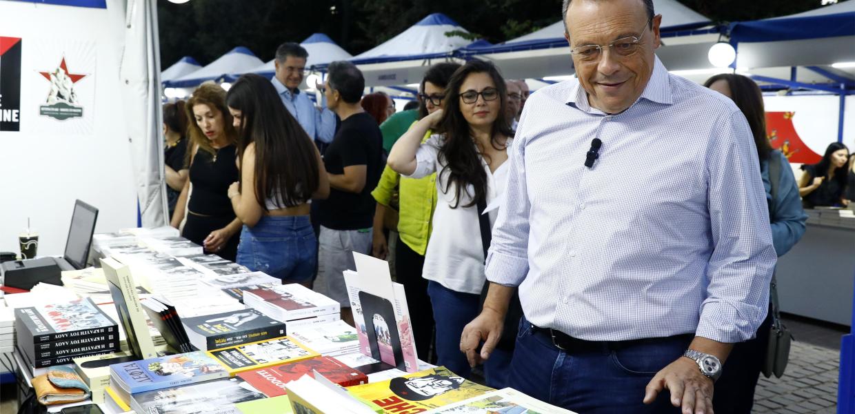 Δήλωση του προέδρου του ΣΥΡΙΖΑ-ΠΣ, Σωκράτη Φάμελλου από την 53η Έκθεση Βιβλίου στο Πεδίον του Άρεως