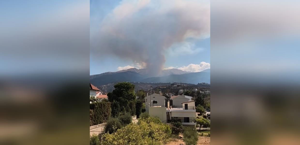 φωτιά Πάτρα Παναχαϊκό Όρος