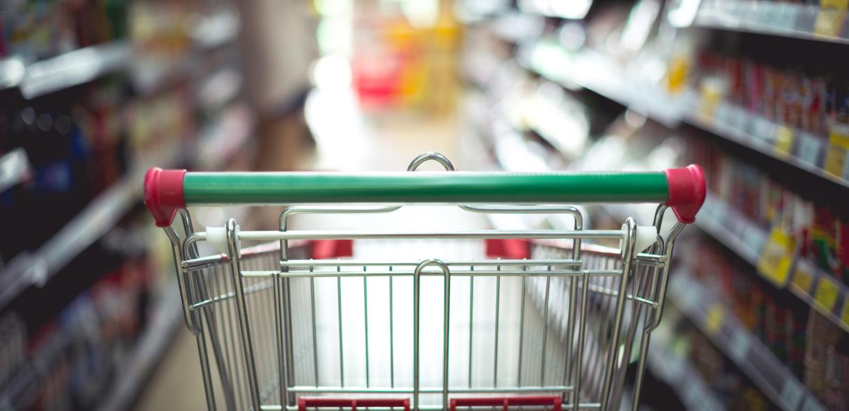 σούπερ μάρκετ super market καρότσι